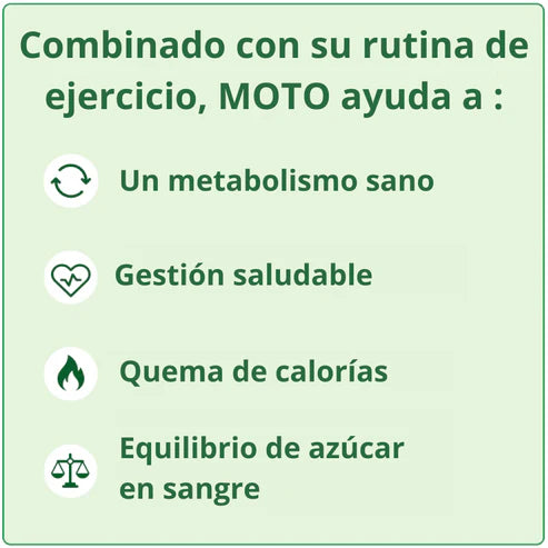 MOTO® | Cápsulas que aceleran el metabolismo