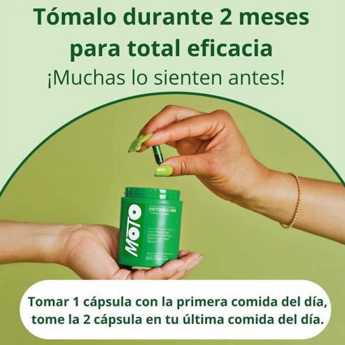MOTO® | Cápsulas que aceleran el metabolismo