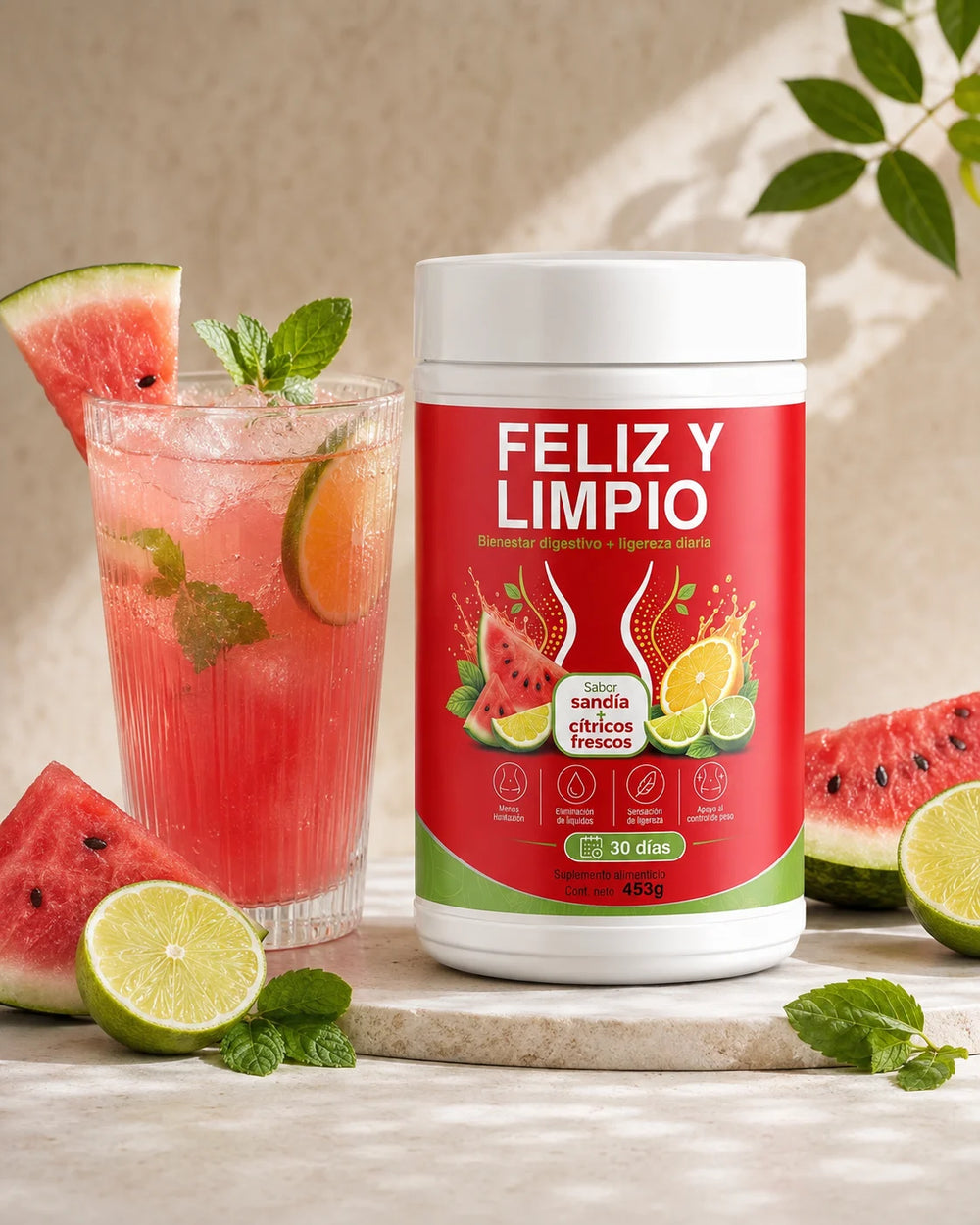 Bebida Feliz y Limpio