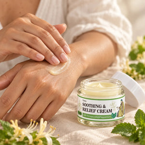 Crema Calmante Herbal de Madreselva y Menta