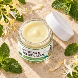 Crema Calmante Herbal de Madreselva y Menta