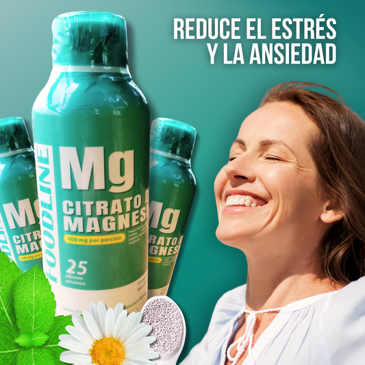 FoodLine Calm Pro - Citrato de Magnesio Premium
