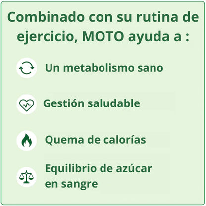MOTO® | Cápsulas que aceleran el metabolismo
