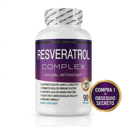 RESVERATROL COMPLEX® RETRASA EL ENVEJECIMIENTO Y MANTENTE JOVEN — IMPORTADO