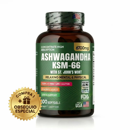 ASHWAGANDHA KSM-66® PARA LAS QUE NO QUIEREN DEPENDER DE PASTILLAS PARA DORMIR PERO YA NO AGUANTAN MÁS — IMPORTADO